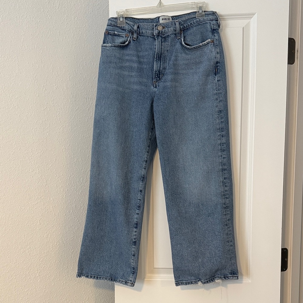Agolde Harper Wide Leg Ankle Jeans